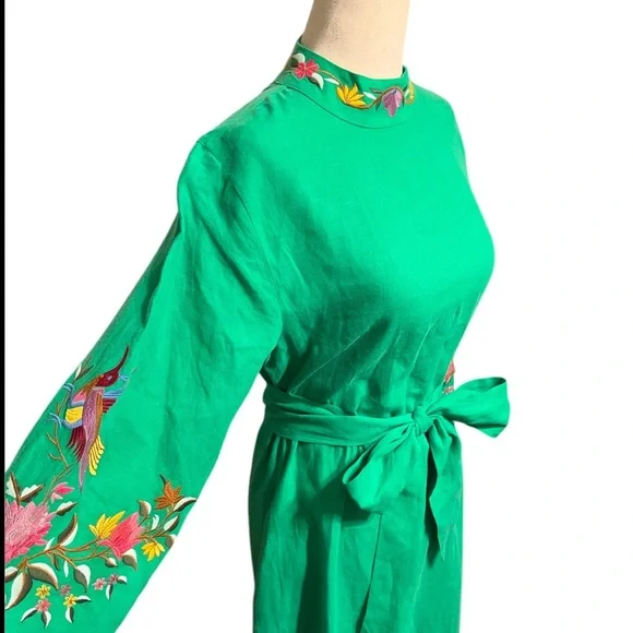 Fanm Mon Kelly Green Asia Maxi Dress Dresses Fanm Mon Kelly Green Asia Maxi Dress Dresses